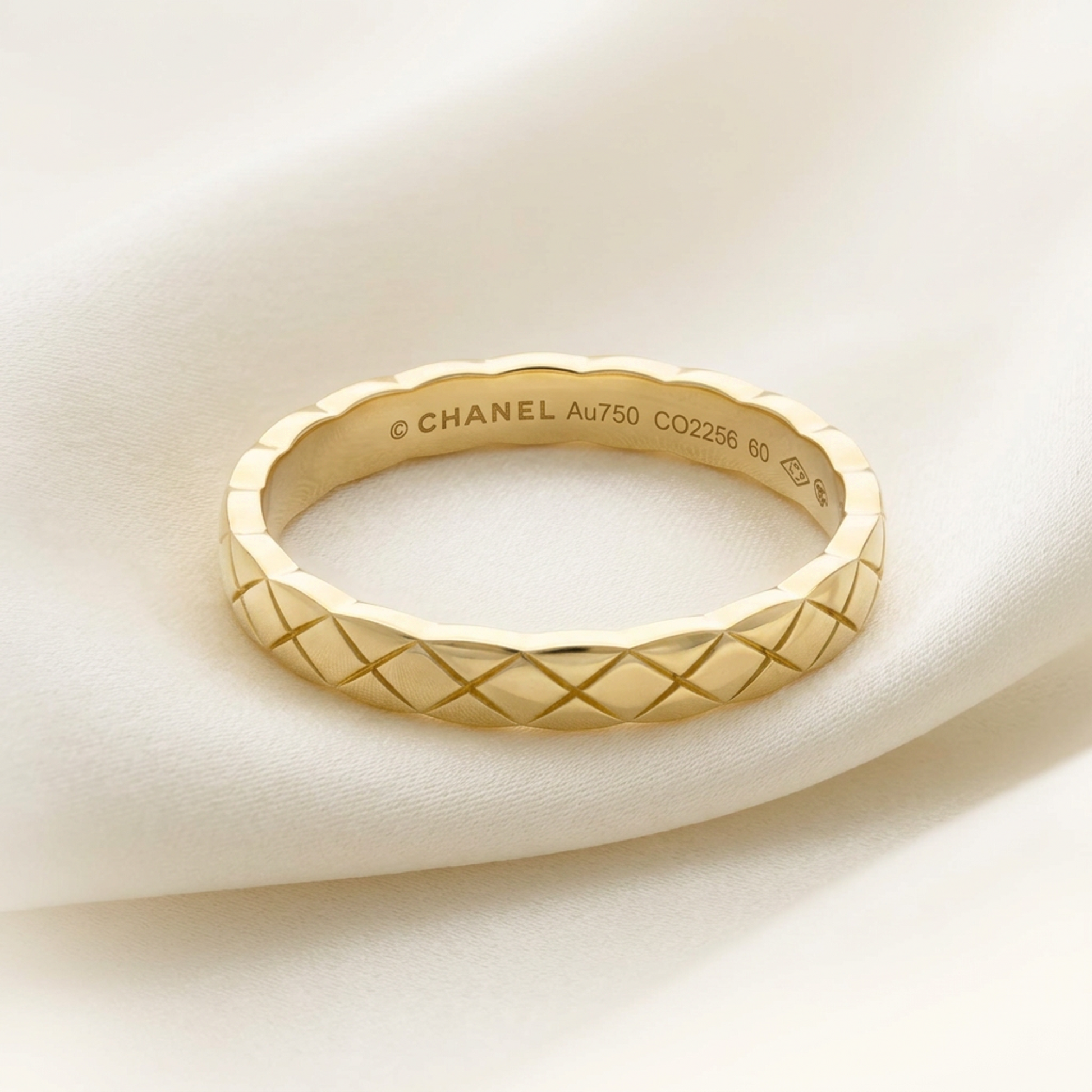 Chanel Coco Crush Ring Mini Model Yellow Gold (18K) Fashion No Stone Band Ring Gold