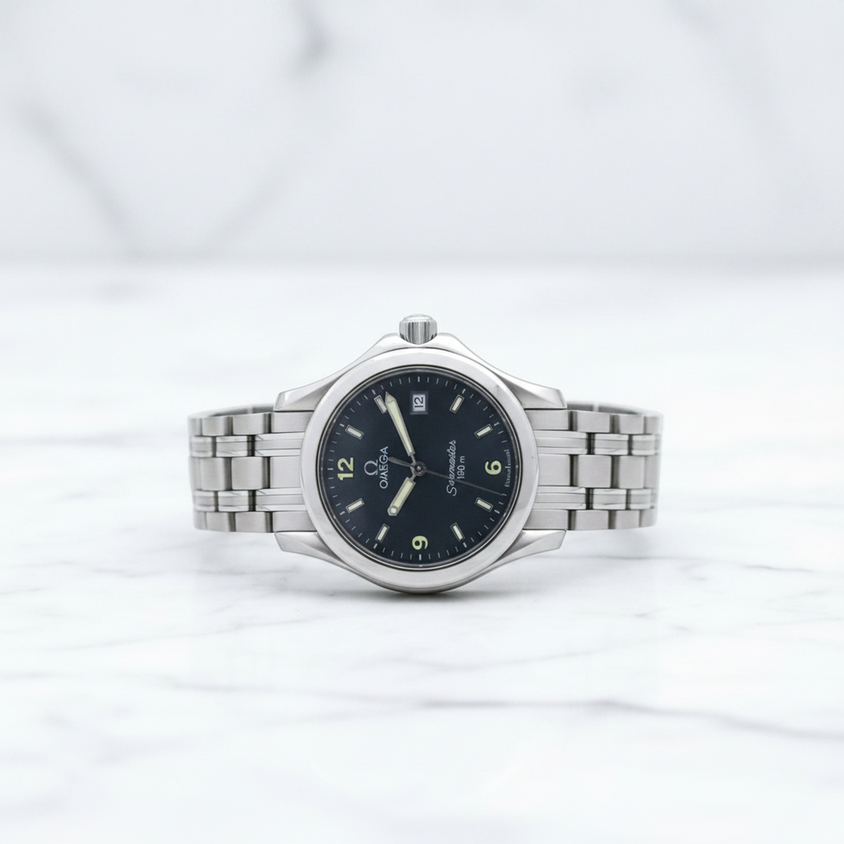 OMEGA Seamaster 120M Steel Quartz Ladies Watch 2581.83 Polished