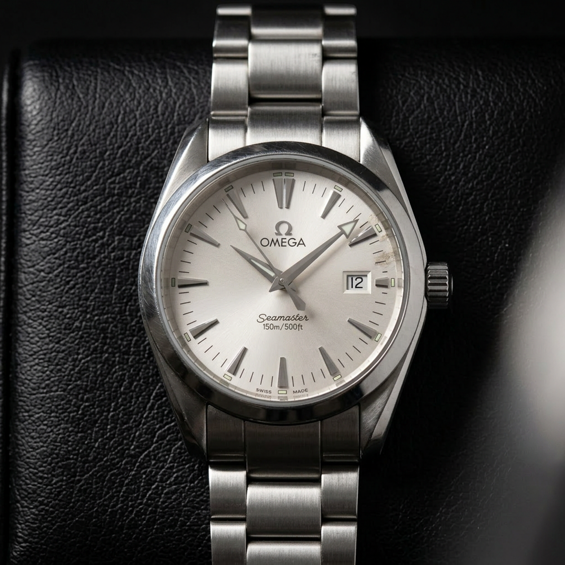 OMEGA Seamaster Aqua Terra Steel Quartz Mens Watch 2518.30 Polished