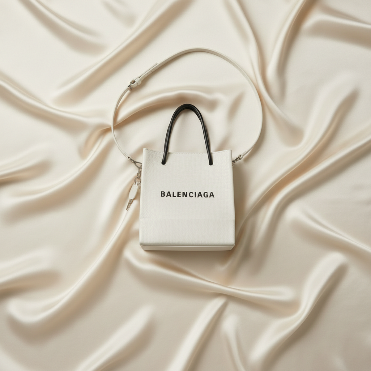Balenciaga Everyday Shopping Tote XXS 528655 Women's Leather Shoulder Bag,Tote Bag White