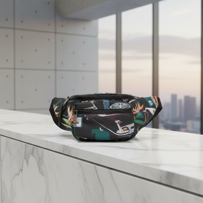Givenchy Bumbag Men,Women Nylon Fanny Pack,Sling Bag Black,Multi-color