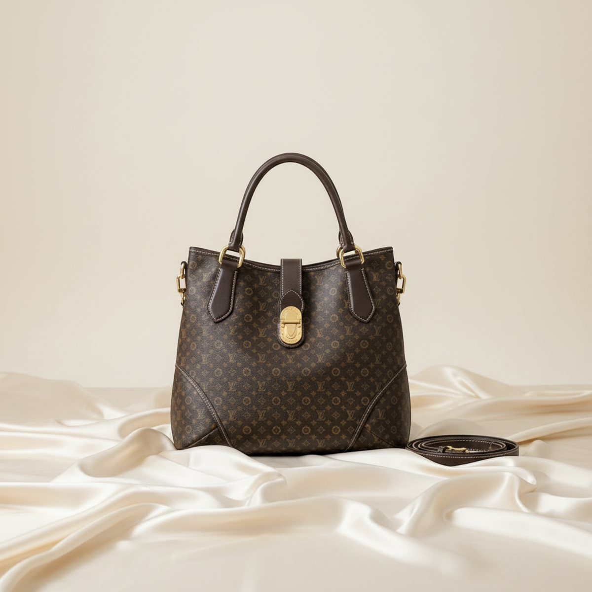 Louis Vuitton Monogram Idylle Elegy M56696 Women's Handbag,Shoulder Bag Fusain