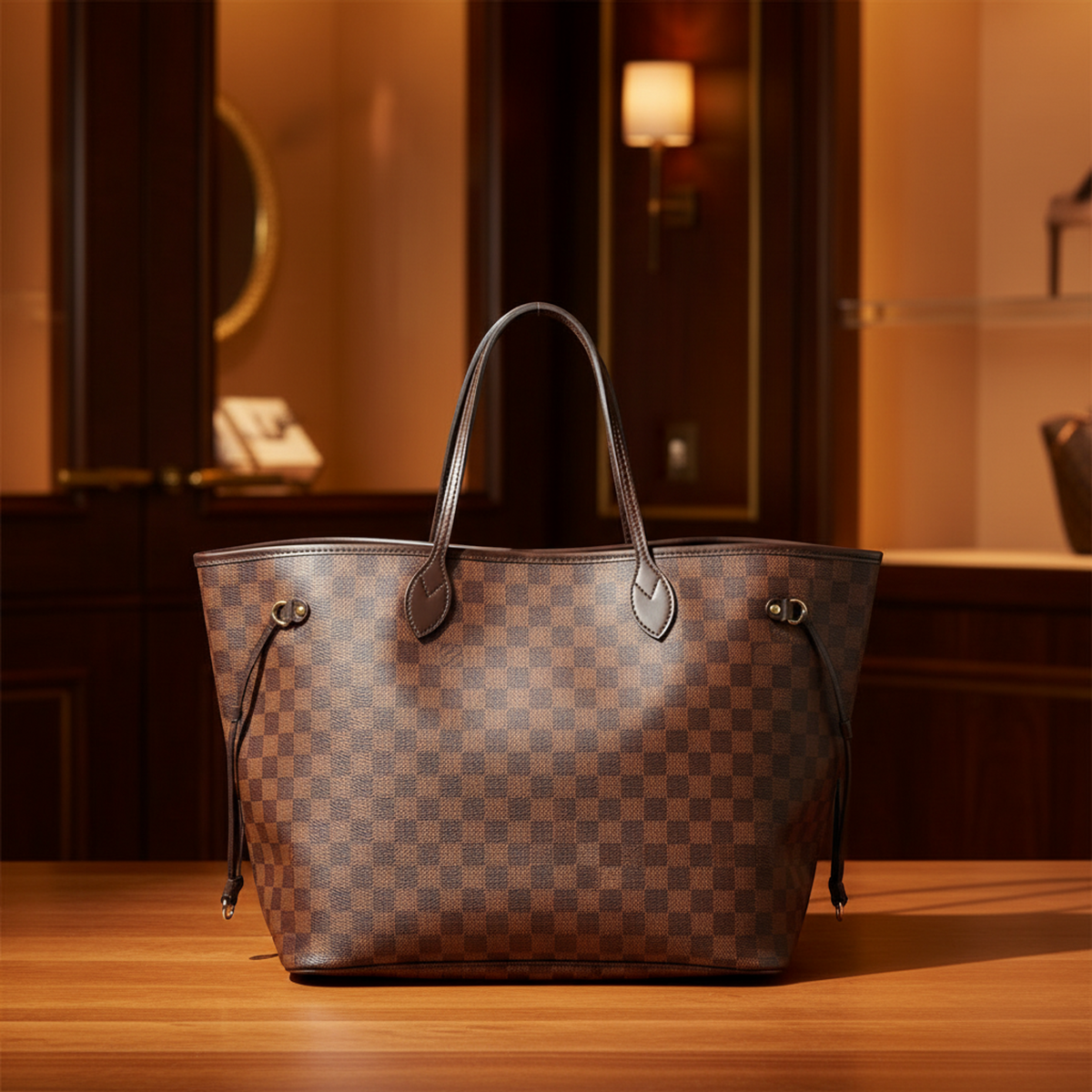 Louis Vuitton Damier Neverfull GM N51106 Women's Tote Bag Ebene