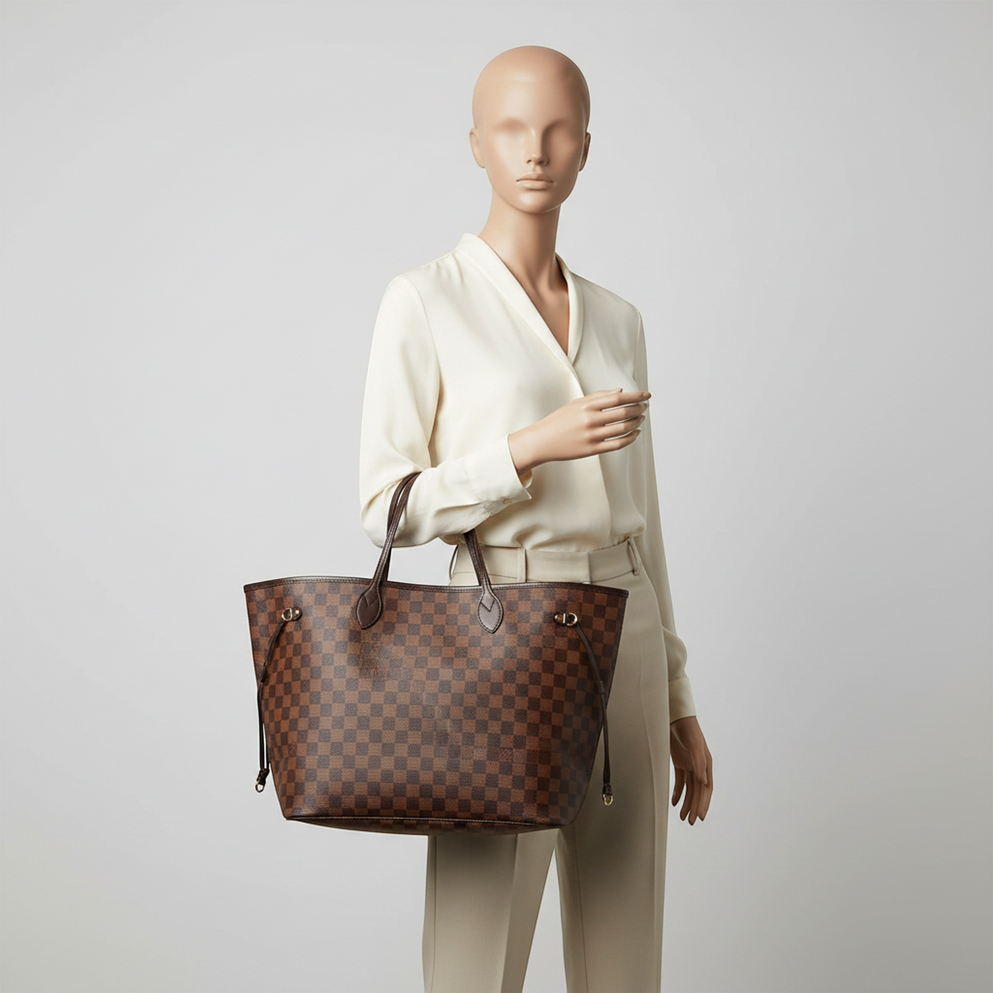 Louis Vuitton Damier Neverfull GM N51106 Women's Tote Bag Ebene