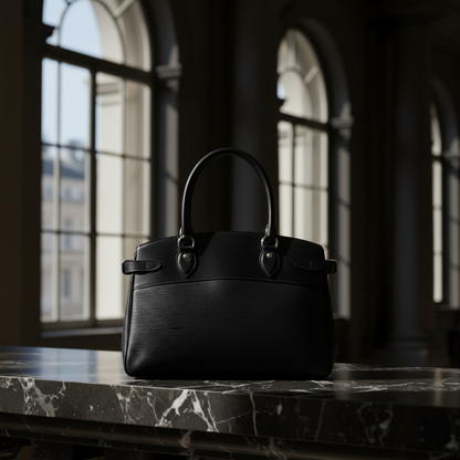 Louis Vuitton Epi Passy GM M59252 Women's Handbag Noir