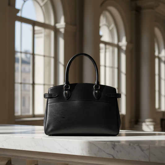 Louis Vuitton Epi Passy GM M59252 Women's Handbag Noir