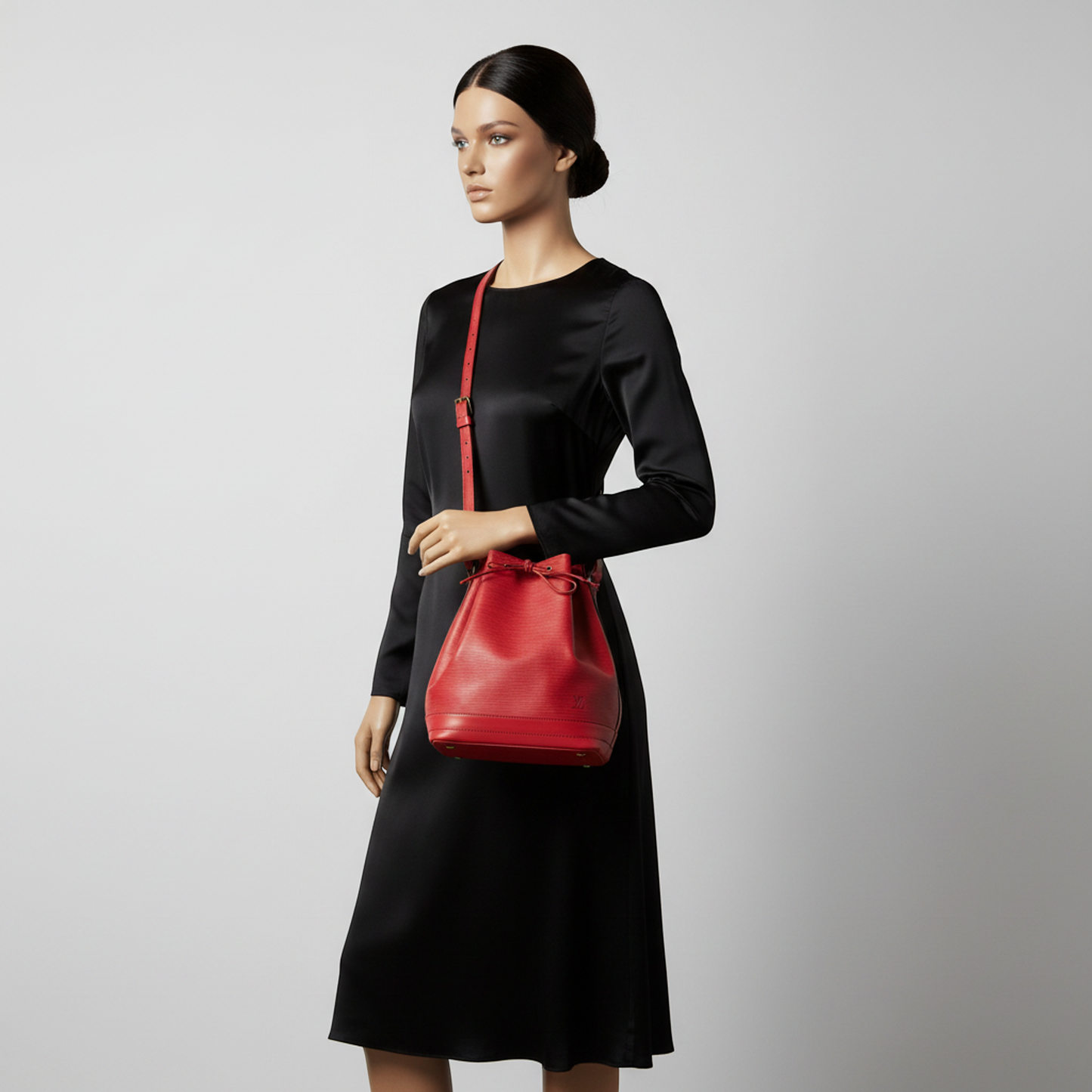 Louis Vuitton Epi Noe M44007 Women's Shoulder Bag Castilian Red