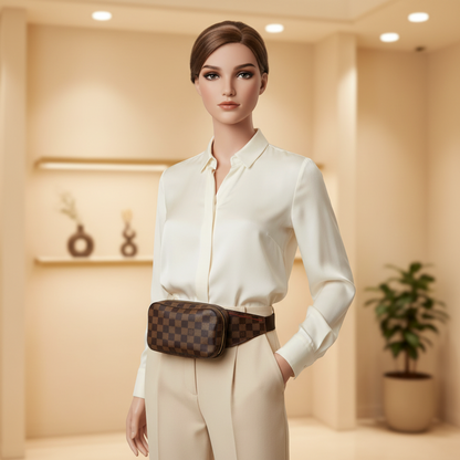 Louis Vuitton Damier Geronimos N51994 Men,Women Shoulder Bag,Sling Bag Ebene