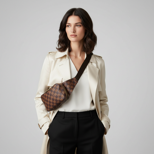 Louis Vuitton Damier Geronimos N51994 Men,Women Shoulder Bag,Sling Bag Ebene