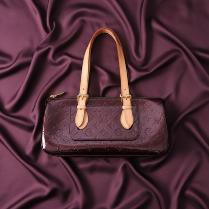 Louis Vuitton Monogram Vernis Rosewood Avenue M93510 Women's Shoulder Bag Amarante
