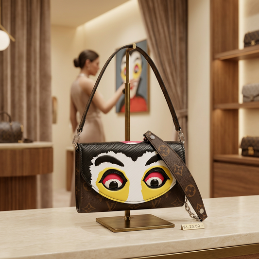 Louis Vuitton Monogram Epi Pochette Kabuki Mask M43532 Men,Women Shoulder Bag Black,Brown,White