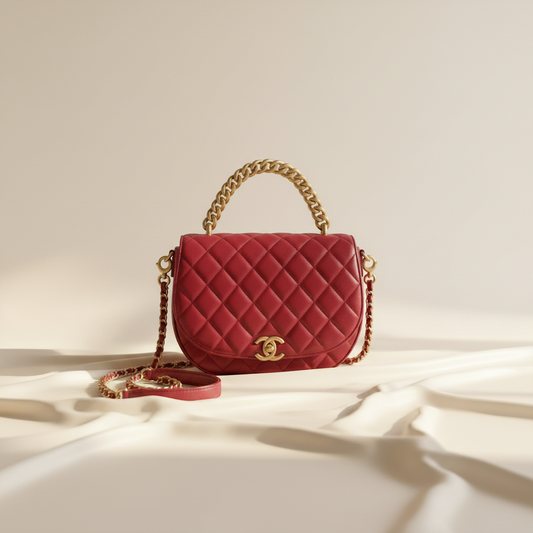 Chanel Matelasse Women's Leather Handbag,Shoulder Bag Pink