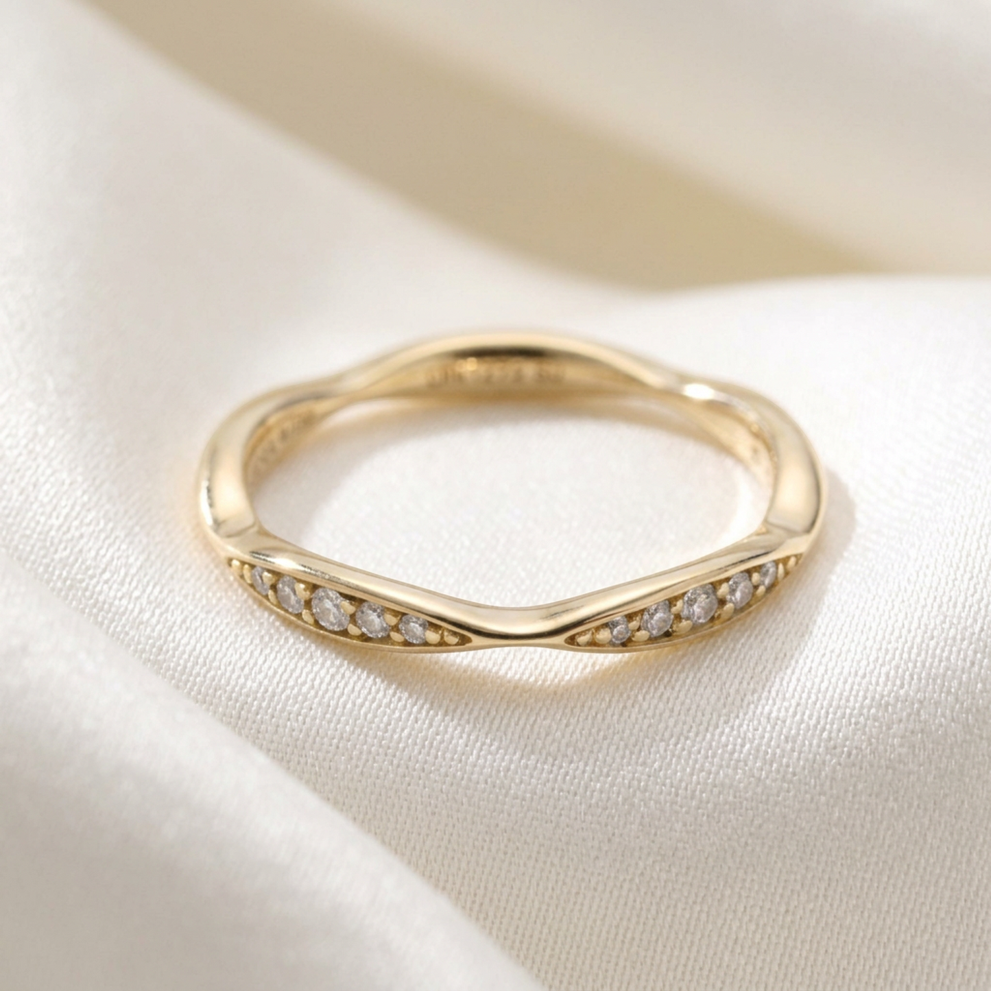 Chanel Camellia Ring With Diamonds Pink Gold (18K) Fashion Diamond Band Ring Pink Gold