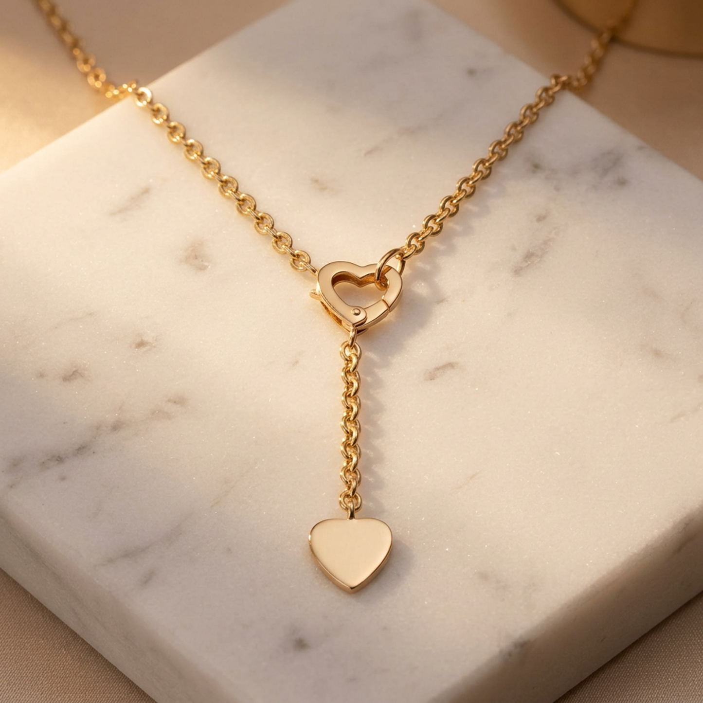 Cartier Mon Amour Necklace Pink Gold (18K) No Stone Men,Women Fashion Necklace (Pink Gold)