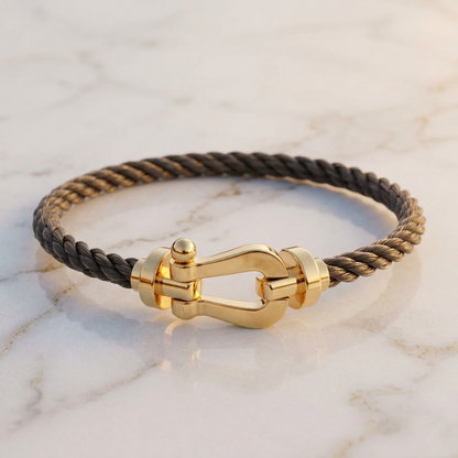 Fred Force 10 LM Bracelet Yellow Gold (18K) No Stone Charm Bracelet Gold