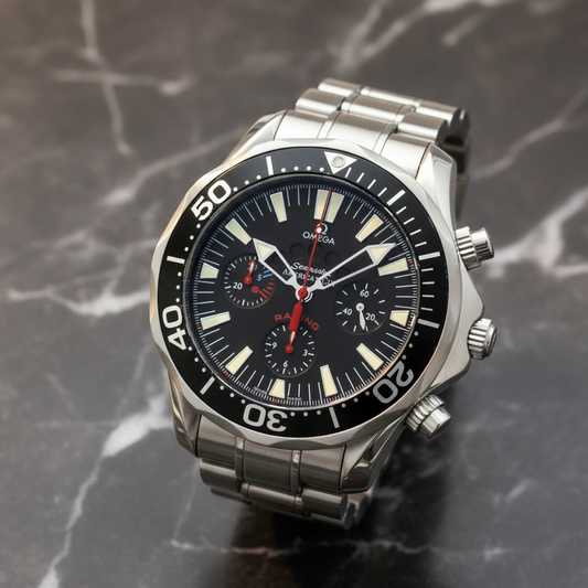 OMEGA Seamaster Americas Cup Racing Chronograph Watch 2569.50 Polished