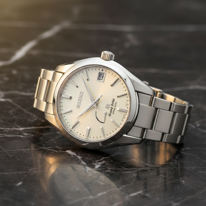 GRAND SEIKO SBGA083 Spring Drive Steel Mens Watch 9R65-0BH0 Polished