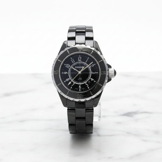 CHANEL J12 Ceramic Quartz Ladies Watch H0682 Polished