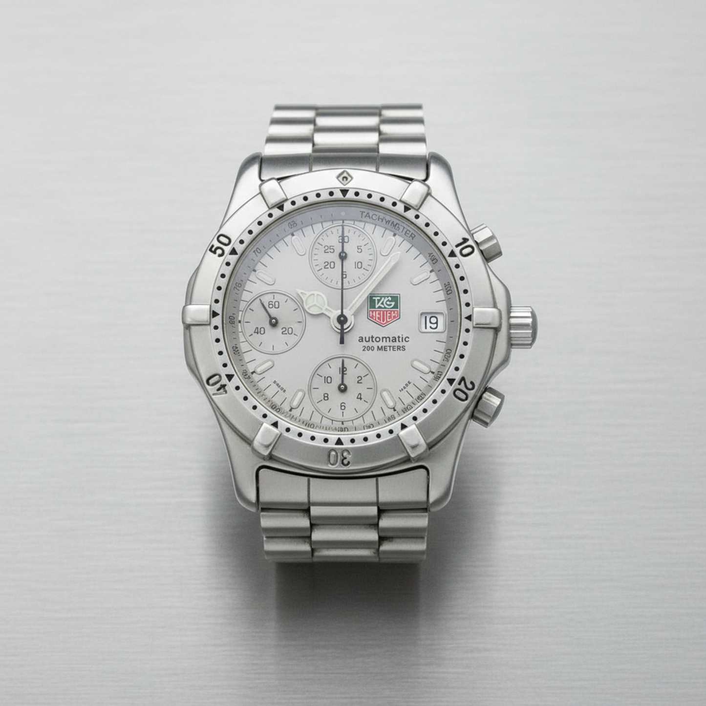 TAG HEUER 2000 Chronograph Stainless Steel Automatic Watch 760.306