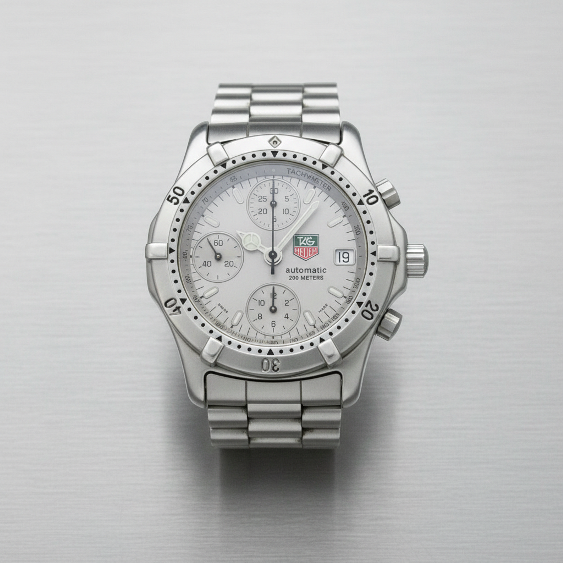TAG HEUER 2000 Chronograph Stainless Steel Automatic Watch 760.306