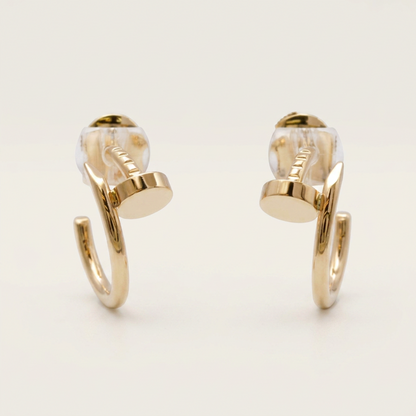 Cartier Juste Un Clou Earrings SM PG No Stone Pink Gold (18K) Half Hoop Earrings Pink Gold