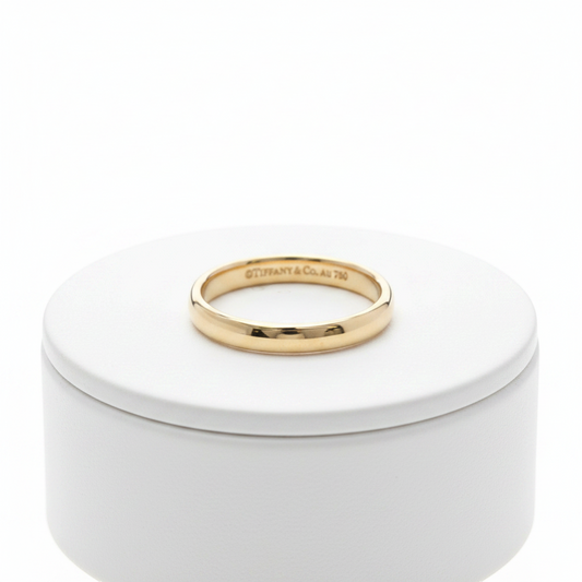 Tiffany Wedding Rings Pink Gold (18K) Fashion No Stone Wedding Ring Pink Gold
