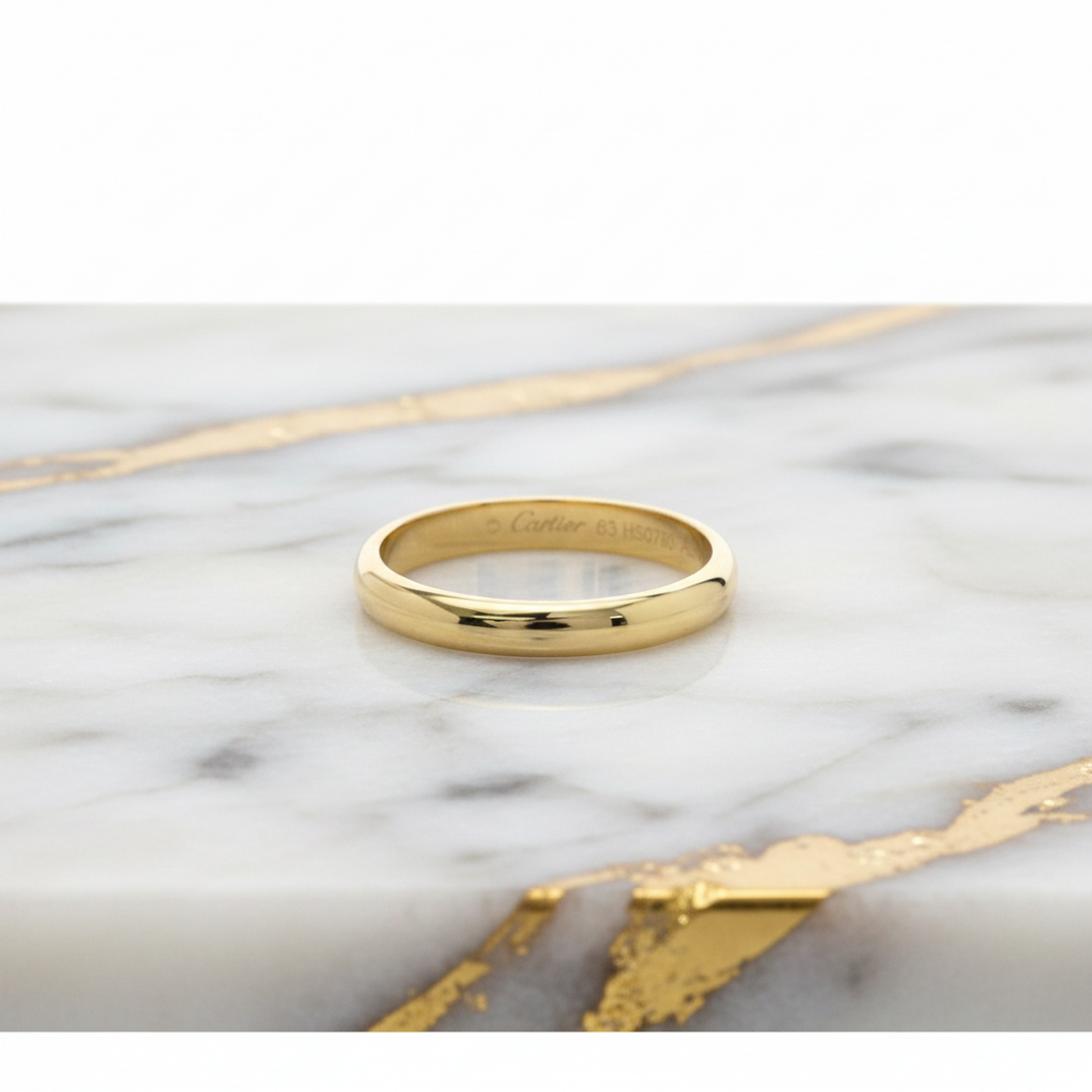 Cartier 1895 Wedding Ring Yellow Gold (18K) Fashion Diamond Band Ring Gold