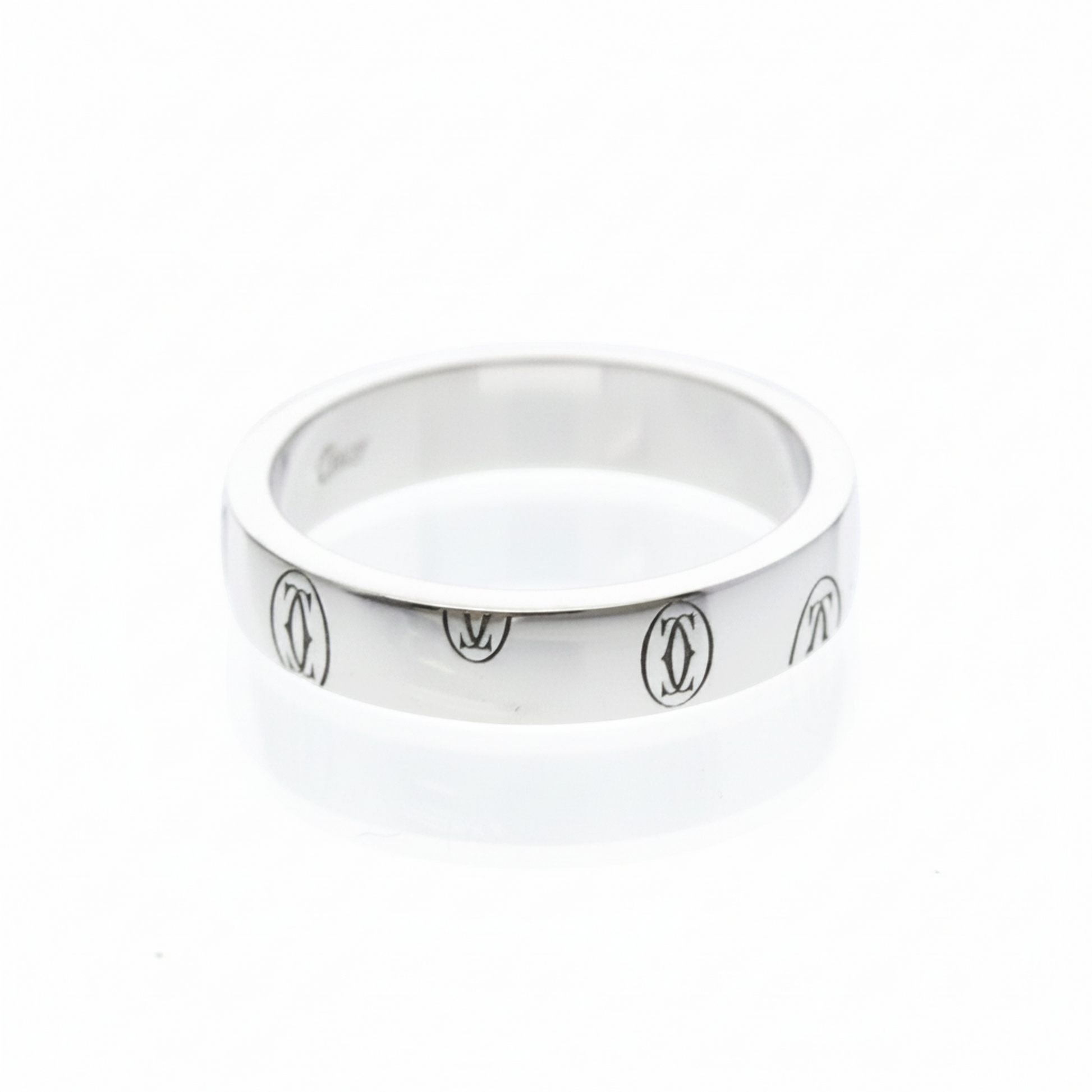 Cartier Happy Birthday Ring White Gold (18K) Fashion No Stone Band Ring Silver