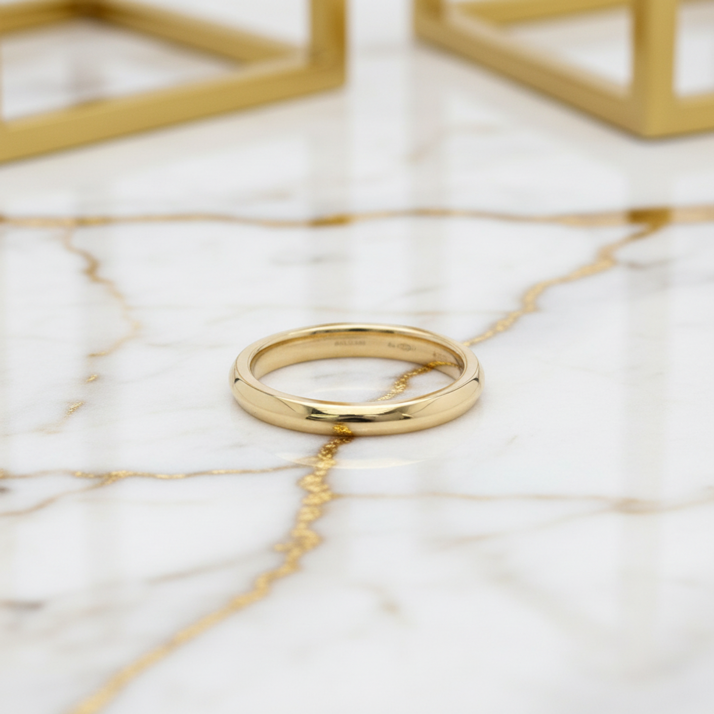 Bvlgari Federing Yellow Gold (18K) Fashion No Stone Band Ring Gold