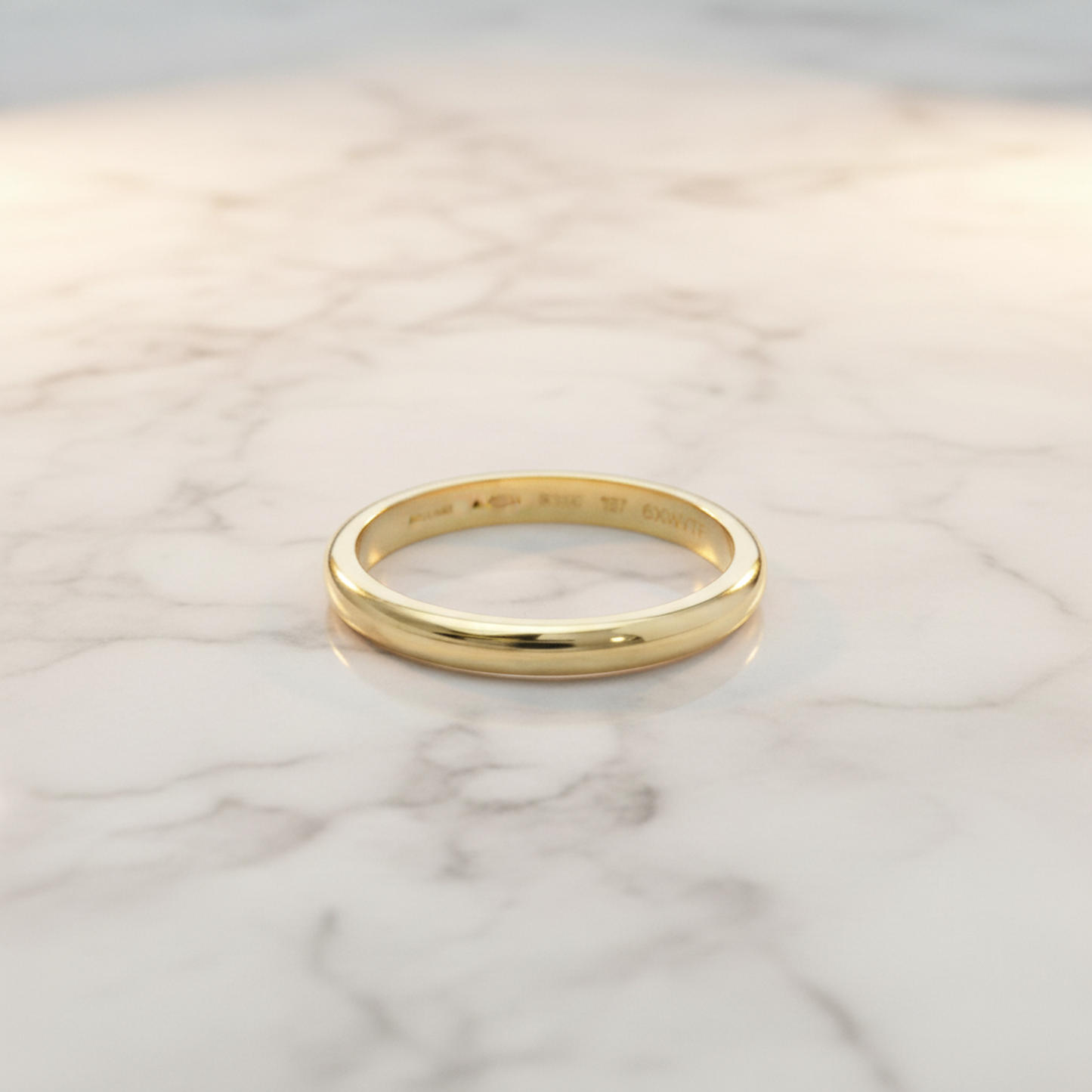 Bvlgari Wedding Rings Yellow Gold (18K) Fashion No Stone Band Ring Gold