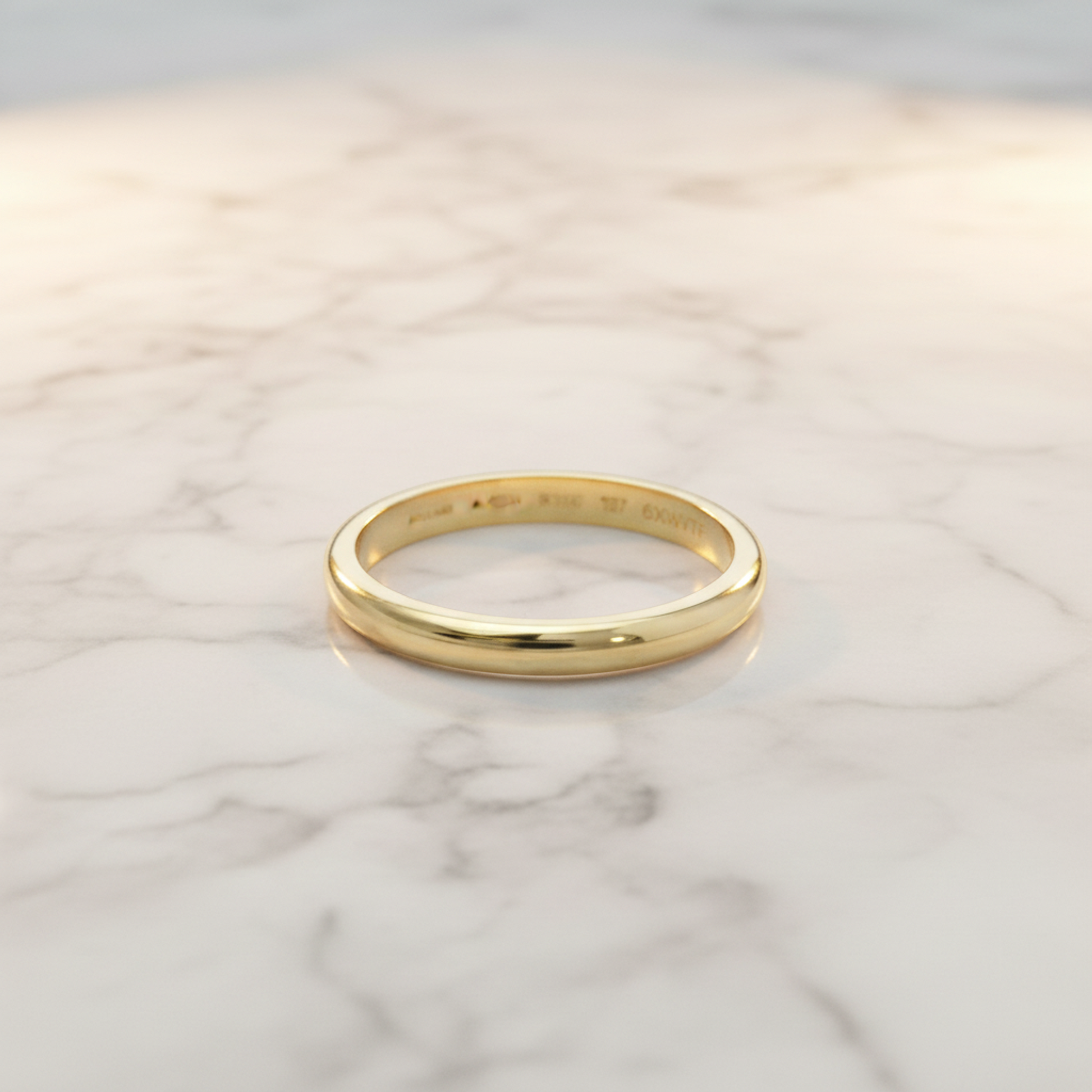 Bvlgari Wedding Rings Yellow Gold (18K) Fashion No Stone Band Ring Gold