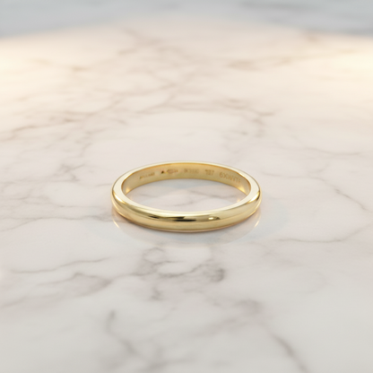 Bvlgari Wedding Rings Yellow Gold (18K) Fashion No Stone Band Ring Gold