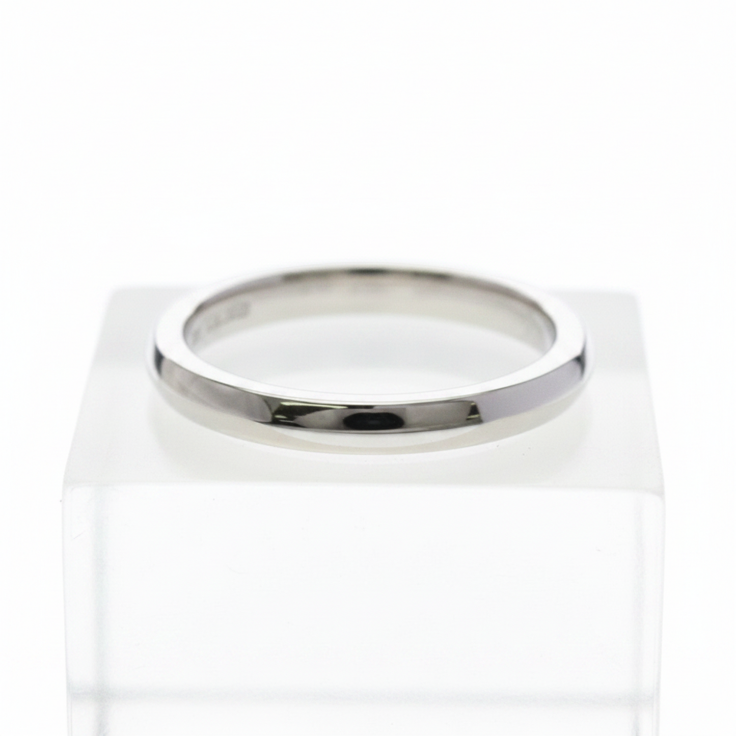 Bvlgari Federing Platinum Fashion No Stone Band Ring Silver