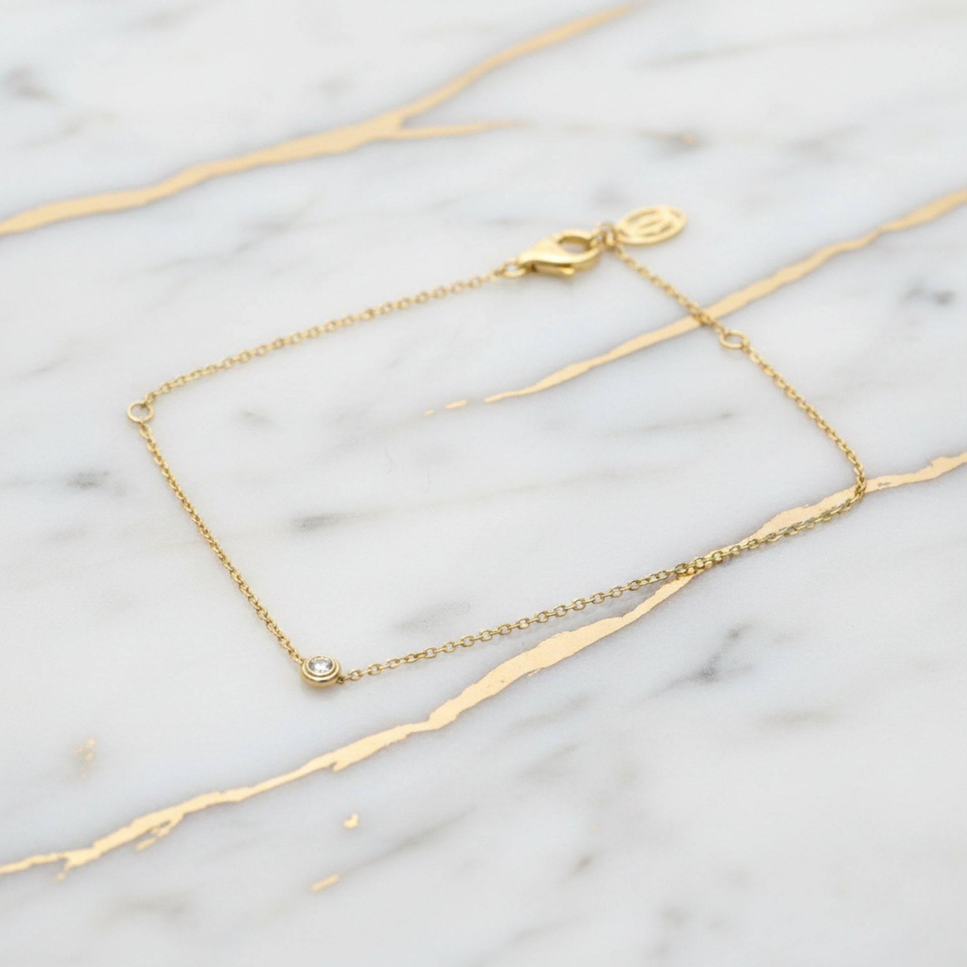 Cartier Damour Diamond Bracelet XS Yellow Gold (18K) Diamond Charm Bracelet Gold