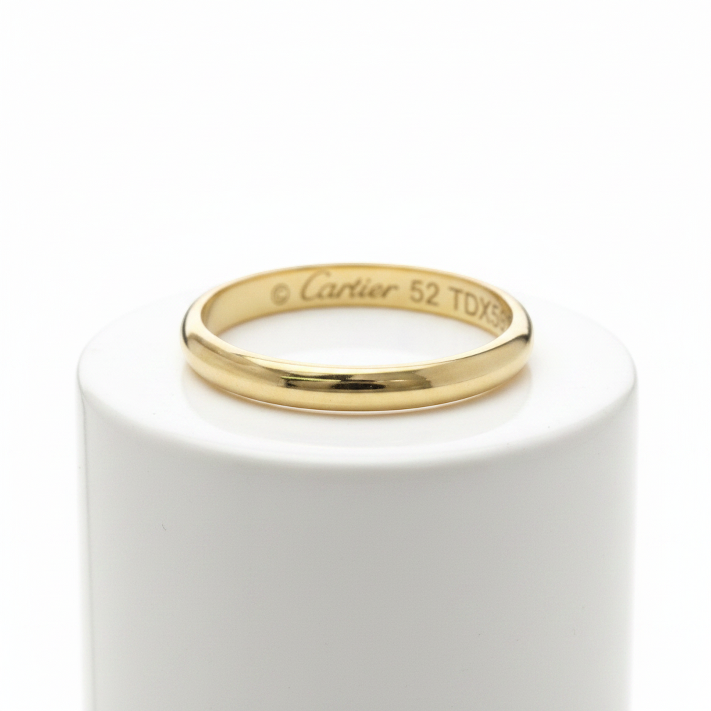 Cartier 1895 Wedding Ring Yellow Gold (18K) Fashion No Stone Band Ring Gold