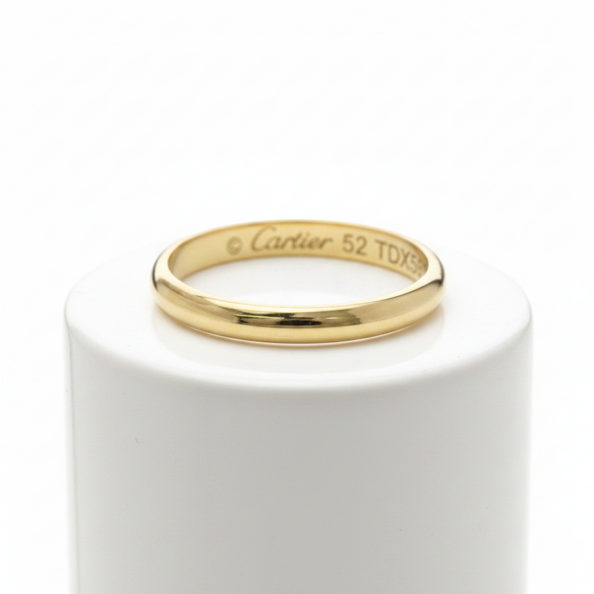 Cartier 1895 Wedding Ring Yellow Gold (18K) Fashion No Stone Band Ring Gold