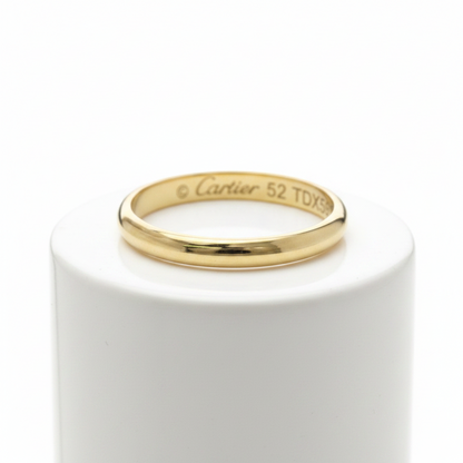 Cartier 1895 Wedding Ring Yellow Gold (18K) Fashion No Stone Band Ring Gold