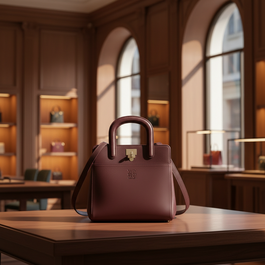 Cartier Jeanne Jeanne Toussaint Women's Leather Handbag,Shoulder Bag Bordeaux