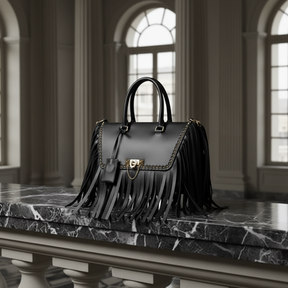 Valentino Garavani Demiloon PW2B0A47XFT Women's Leather Handbag,Shoulder Bag Black