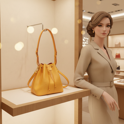 Louis Vuitton Epi Petit Noe M44109 Women's Shoulder Bag Jaune