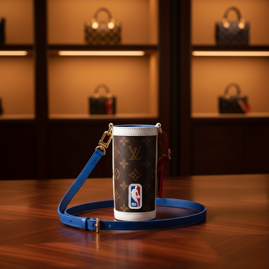 Louis Vuitton Monogram NBA Collaboration Flask Holder GI0565 Men,Women Shoulder Bag Blue,Brown,White