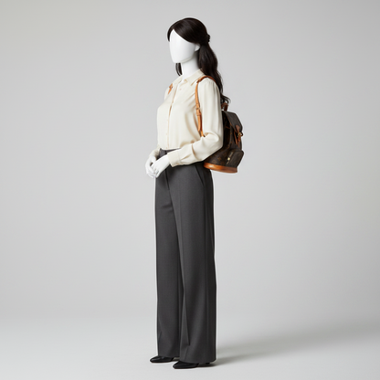Louis Vuitton Monogram Mini Monsuri M51137 Women's Backpack Brown