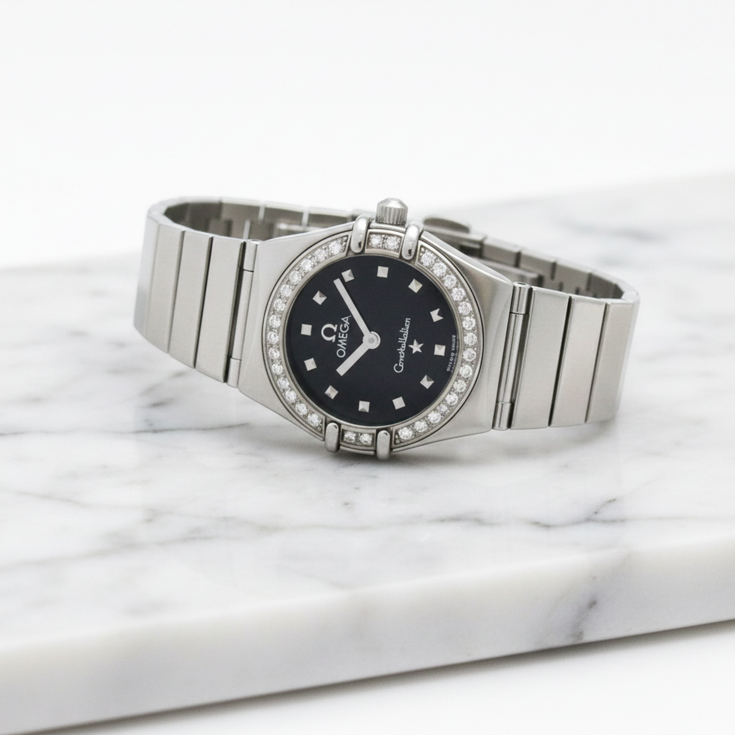 OMEGA Constellation My Choice Diamond Ladies Watch 1465.51 Polished