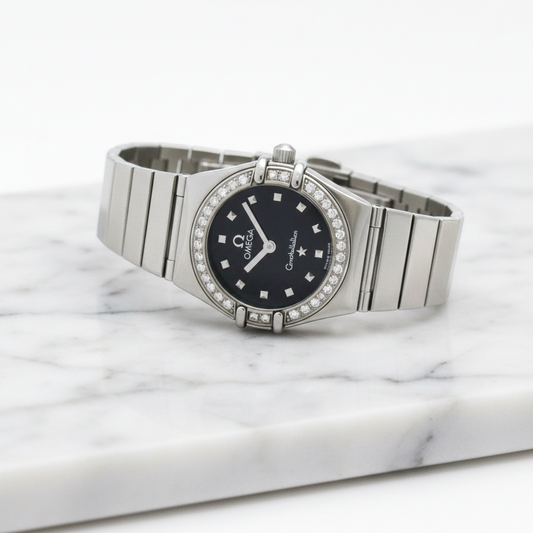 OMEGA Constellation My Choice Diamond Ladies Watch 1465.51 Polished