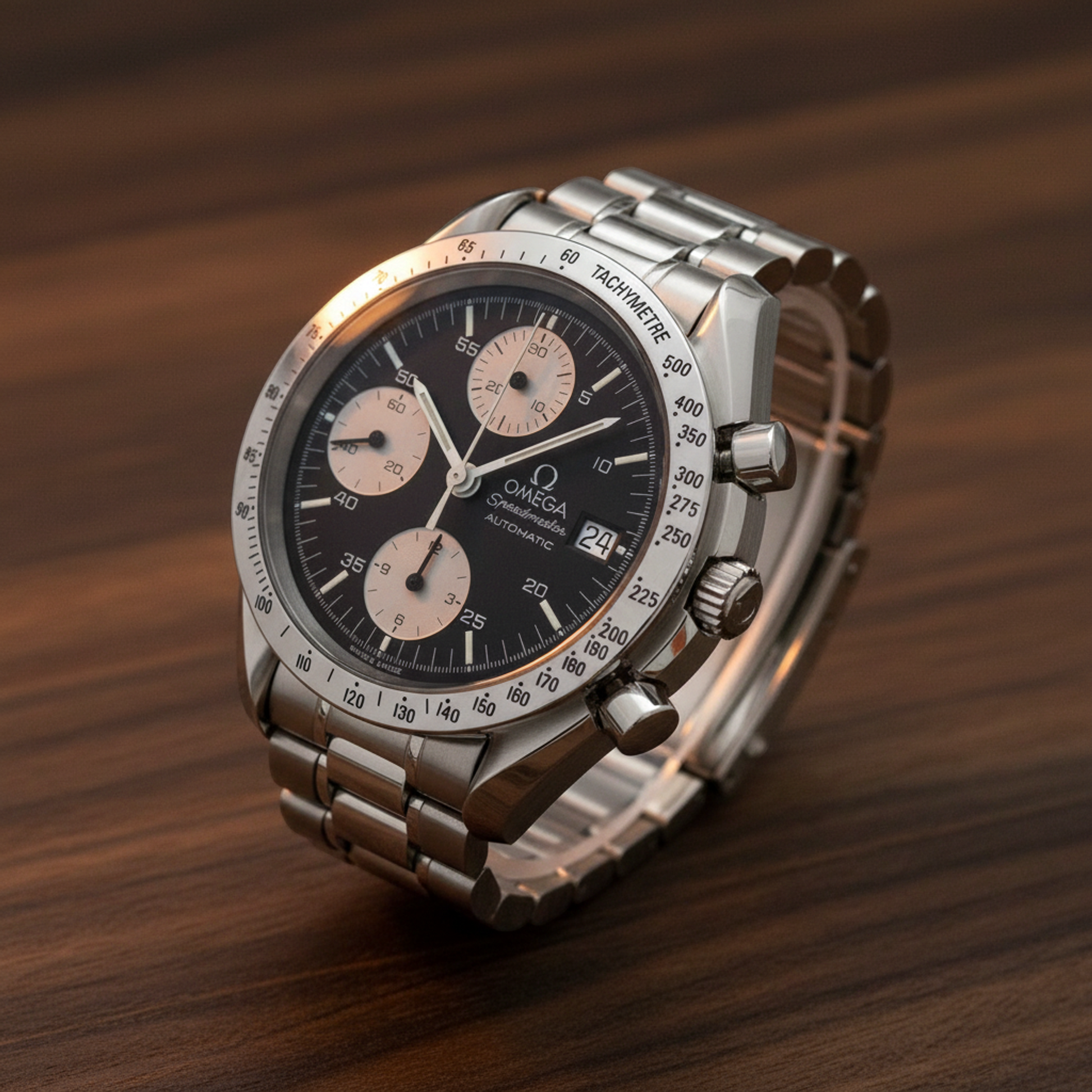OMEGA Speedmaster Date Steel Automatic Mens Watch 3511.50 Polished