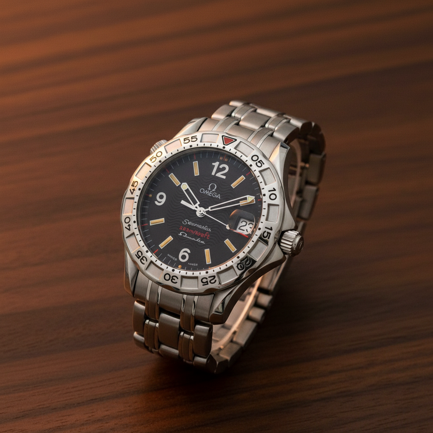 OMEGA Seamaster Omegamatic Auto Quartz Limited Watch 2516.50 Polished