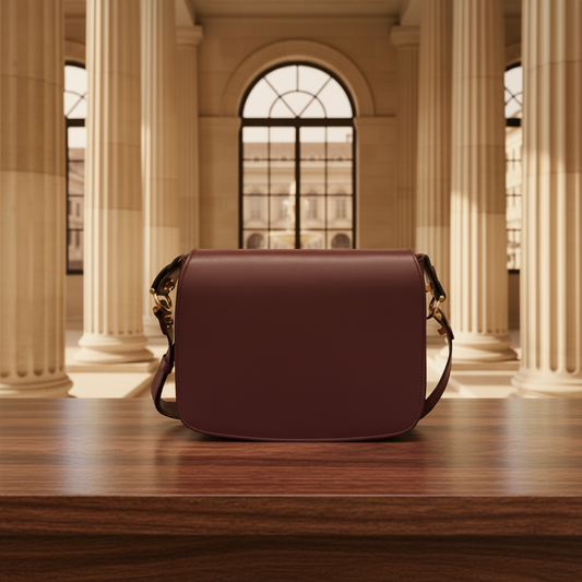 Cartier Must Women's Leather Messenger Bag,Shoulder Bag Bordeaux