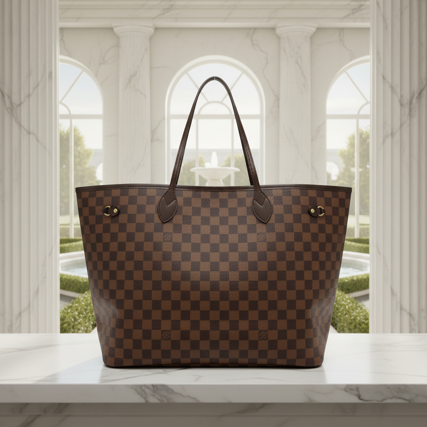 Louis Vuitton Damier Neverfull GM N51106 Women's Tote Bag Ebene