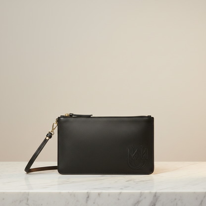 Miu Miu Women's Leather Clutch Bag,Pouch Black