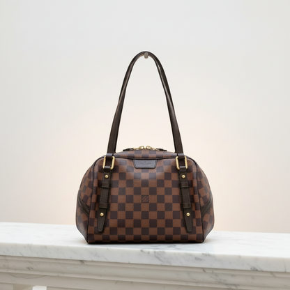 Louis Vuitton Damier Rivington PM N41157 Women's Shoulder Bag Ebene